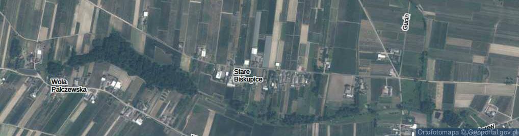 Zdjęcie satelitarne Stare Biskupice ul.